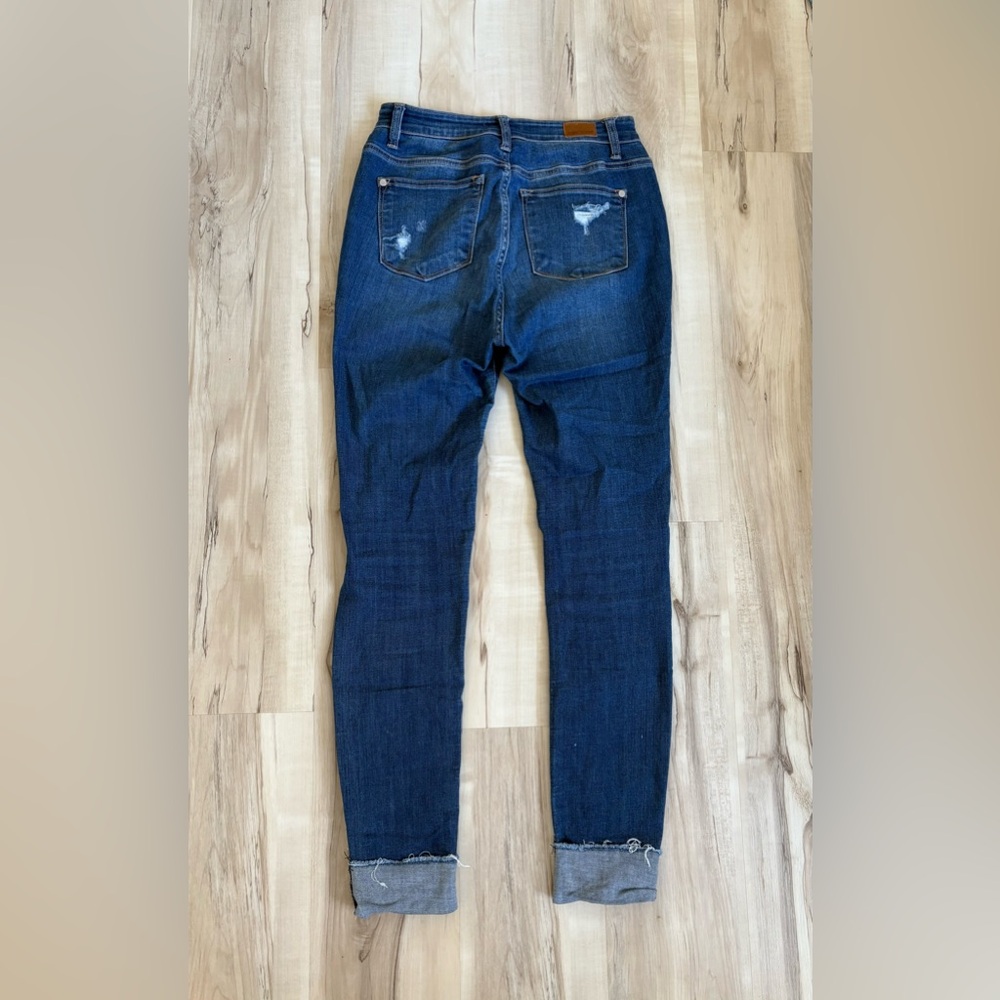 Judy Blue Button Fly Skinny Jeans - Picture 4 of 4